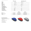 Logitech Mouse M110 Silent Blue con cable