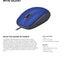 Logitech Mouse M110 Silent Blue con cable