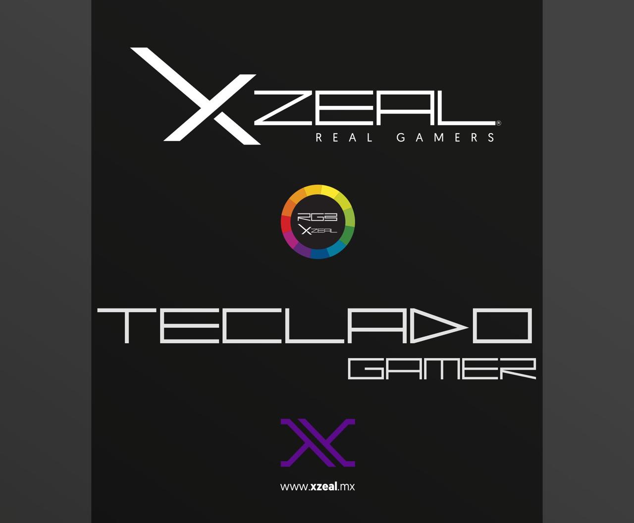 TECLADO MECANICO GAMER XZEAL XZ1020/SWITCH RED/RGB/NEGRO