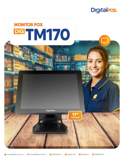 MONITOR POS DIGTM170 17 pulgadas