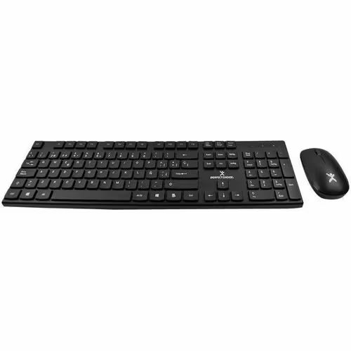 Kit de Teclado y Mouse Inalámbrico PERFECT CHOICE Silencioso y Antiderrames Dust