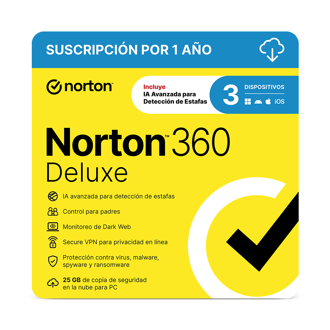 Norton 360 Deluxe 3 Dispositivos