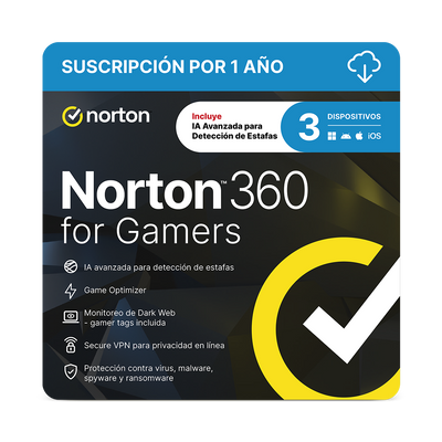 Norton 360 For Gamers 3 Dispositivos