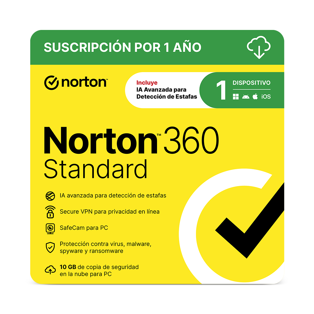 Norton 360 Standard 1 Dispositivo ((PREGUNTA PRECIO DISTRIBUIDORES))