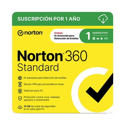 Norton 360 Standard 1 Dispositivo ((PREGUNTA PRECIO DISTRIBUIDORES))