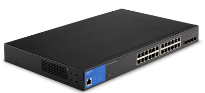 Linksys - Switch - Gigabit PoE 24 pts administrable PoE+