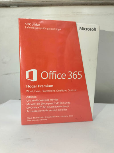 Microsoft 365 Family (Office 365 hogar premium)  Licencia de suscripción (1 año)  hasta 5 personas