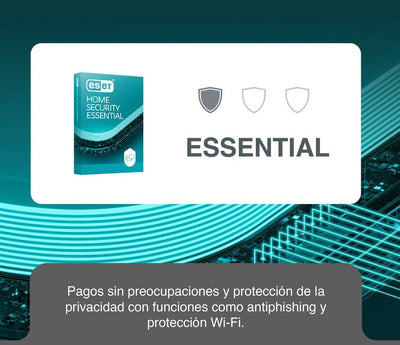 ESET HOME SECURITY Essential 3 Años Antivirus PROMOCION 1L/1USUARIO