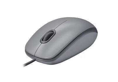 Mouse Logitech M110 - USB Tipo A - Óptico - 3 Botón(es) - Negro - Cable - 1000 dpi - Rueda de desplazamiento - Simétrico