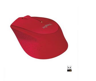 MOUSE LOGITECH M280 ROJO OPTICO INALAMBRICO