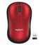 MOUSE LOGITECH M185 WRLS INALAMBRICO ROJO