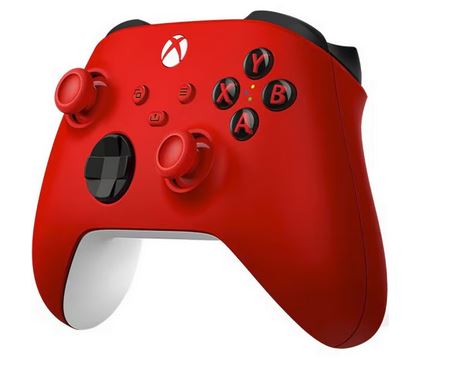 XBOX WIRELESS CONTROLLER ROJO CAJA MALTRATADA