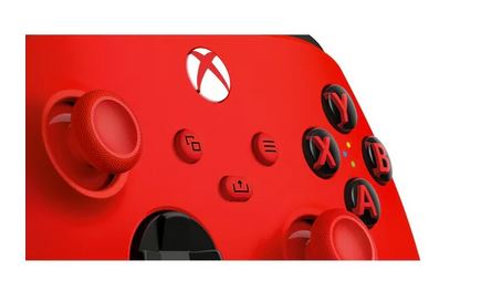 XBOX WIRELESS CONTROLLER ROJO CAJA MALTRATADA