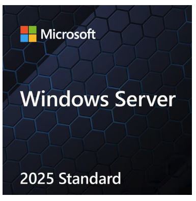 Windows Server Standard 2025 Spanish, 16 Core, 64Bit, OEM DVD