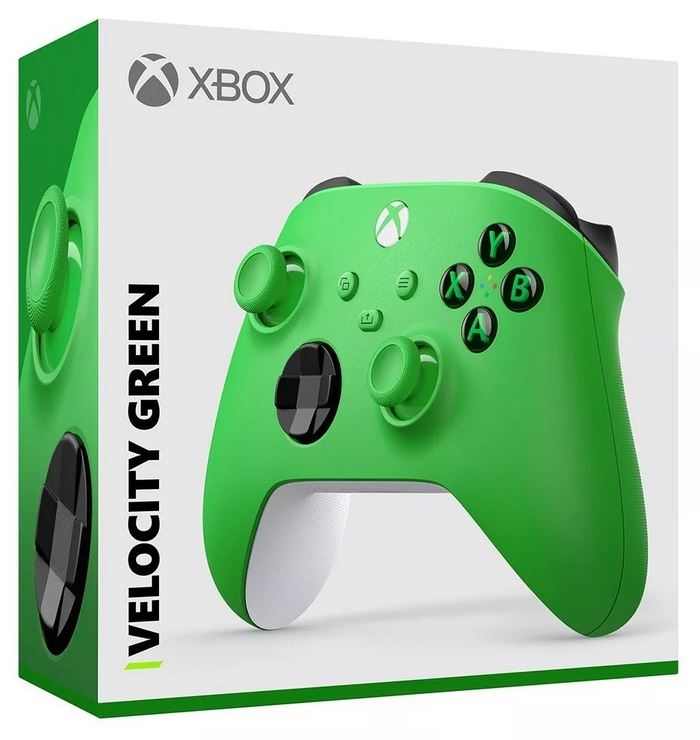 XBOX CONTROL INALAMBRICO VELOCITY GREEN CAJA MALTRATADA