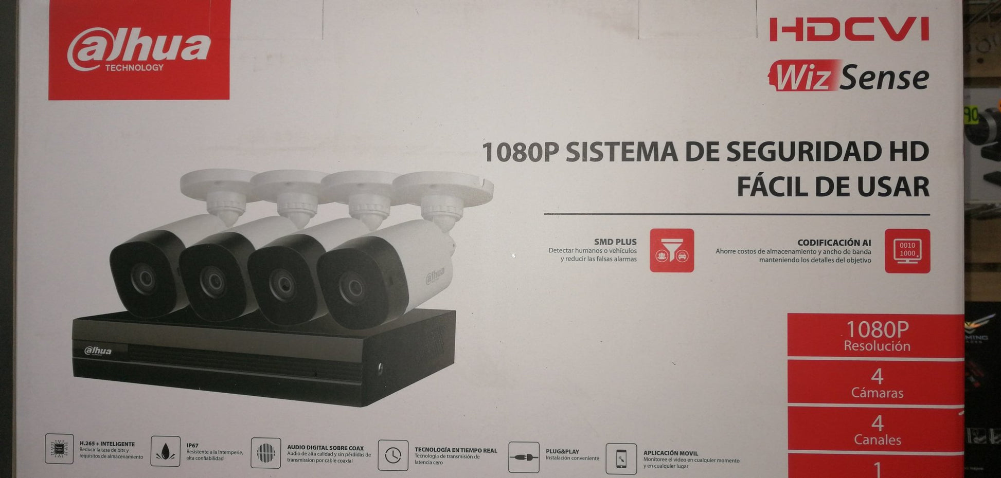 Cámaras DVR Kit 4ch 2MP Dahua - NOORHS Latinoamérica, S.A. de C.V.