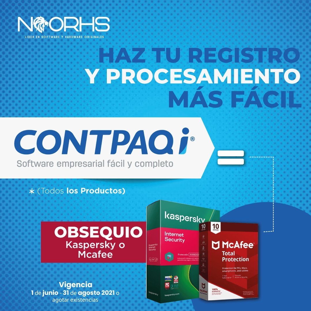 CONTPAQi COMERCIAL START + McAfee Total Protection - NOORHS Latinoamérica, S.A. de C.V.