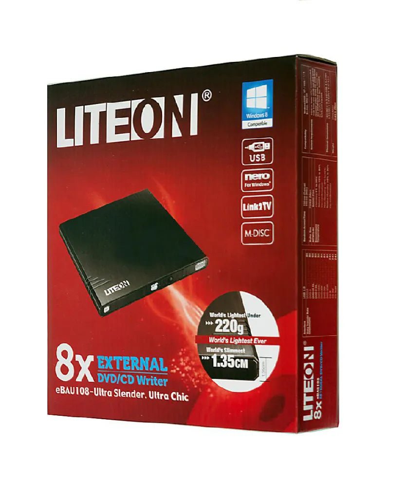 DVD RW Externo Liteon - NOORHS Latinoamérica, S.A. de C.V.