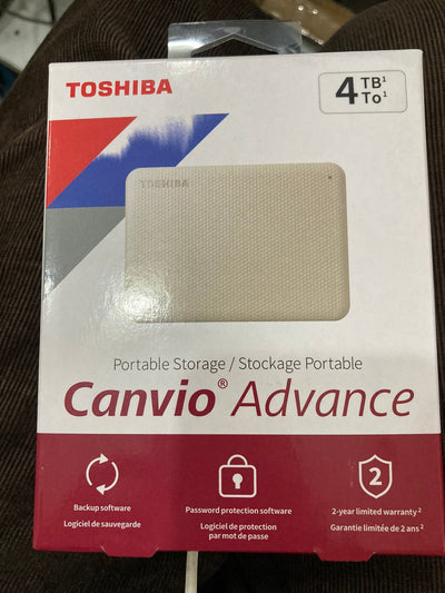 HD EXTERNO 4TB TOSHIBA CANVIO ADVANCED - NOORHS Latinoamérica, S.A. de C.V.