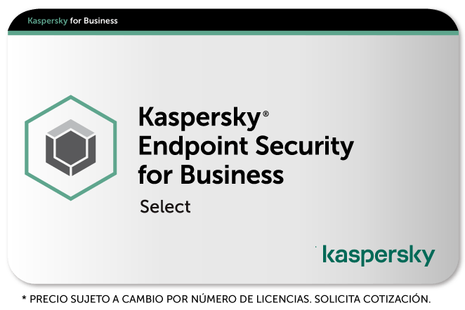Kaspersky Endpoint Security for Business -Select (nodos) - NOORHS Latinoamérica, S.A. de C.V.