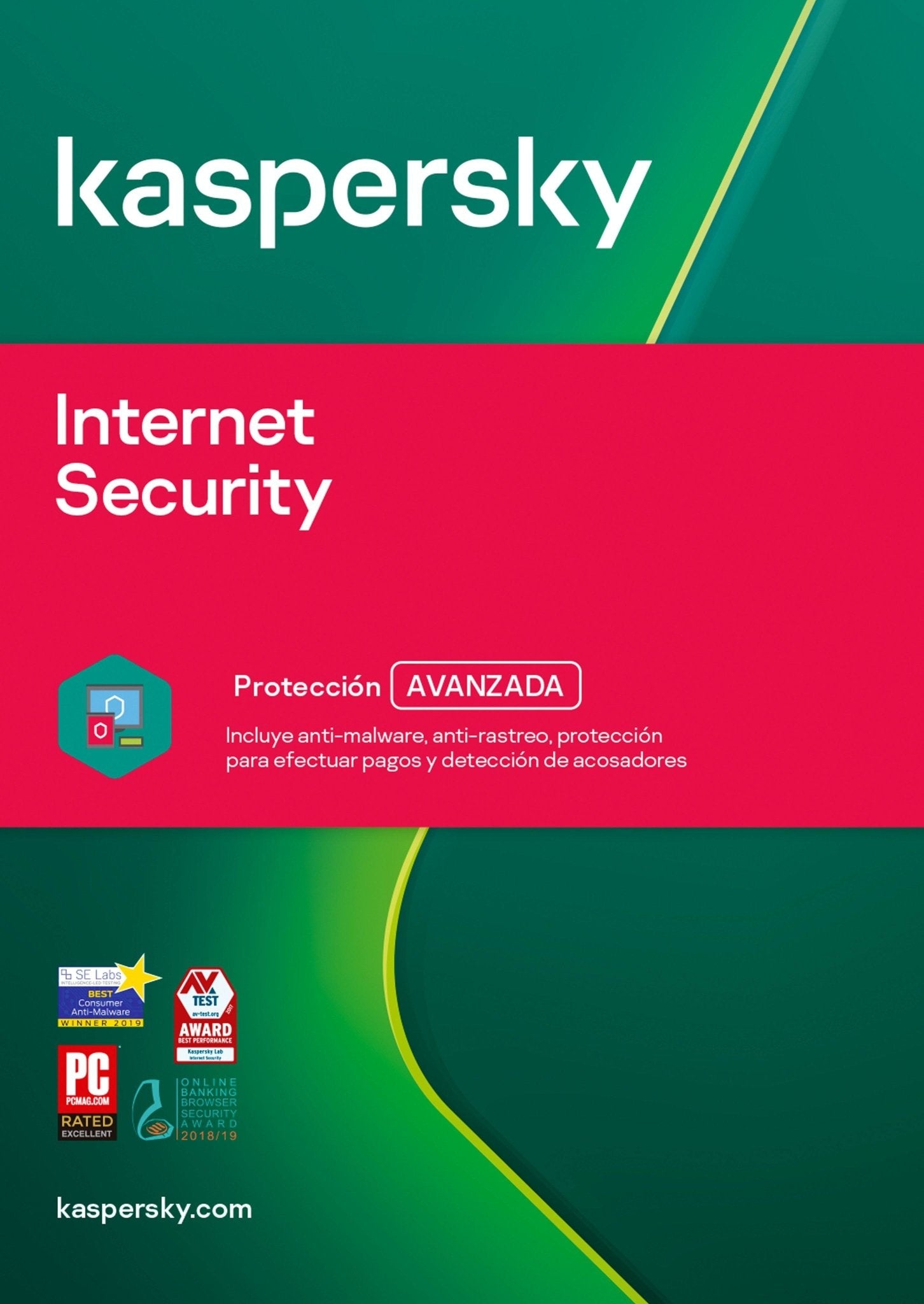 Kaspersky Internet Security 1 us 1 año - TARJETA / Producto de promoción (NO se vende por separado solo con Office o productos participantes) - NOORHS Latinoamérica, S.A. de C.V.