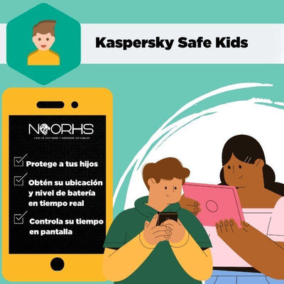 Kaspersky Safe Kids 1 usuario 1 año Base - NOORHS Latinoamérica, S.A. de C.V.