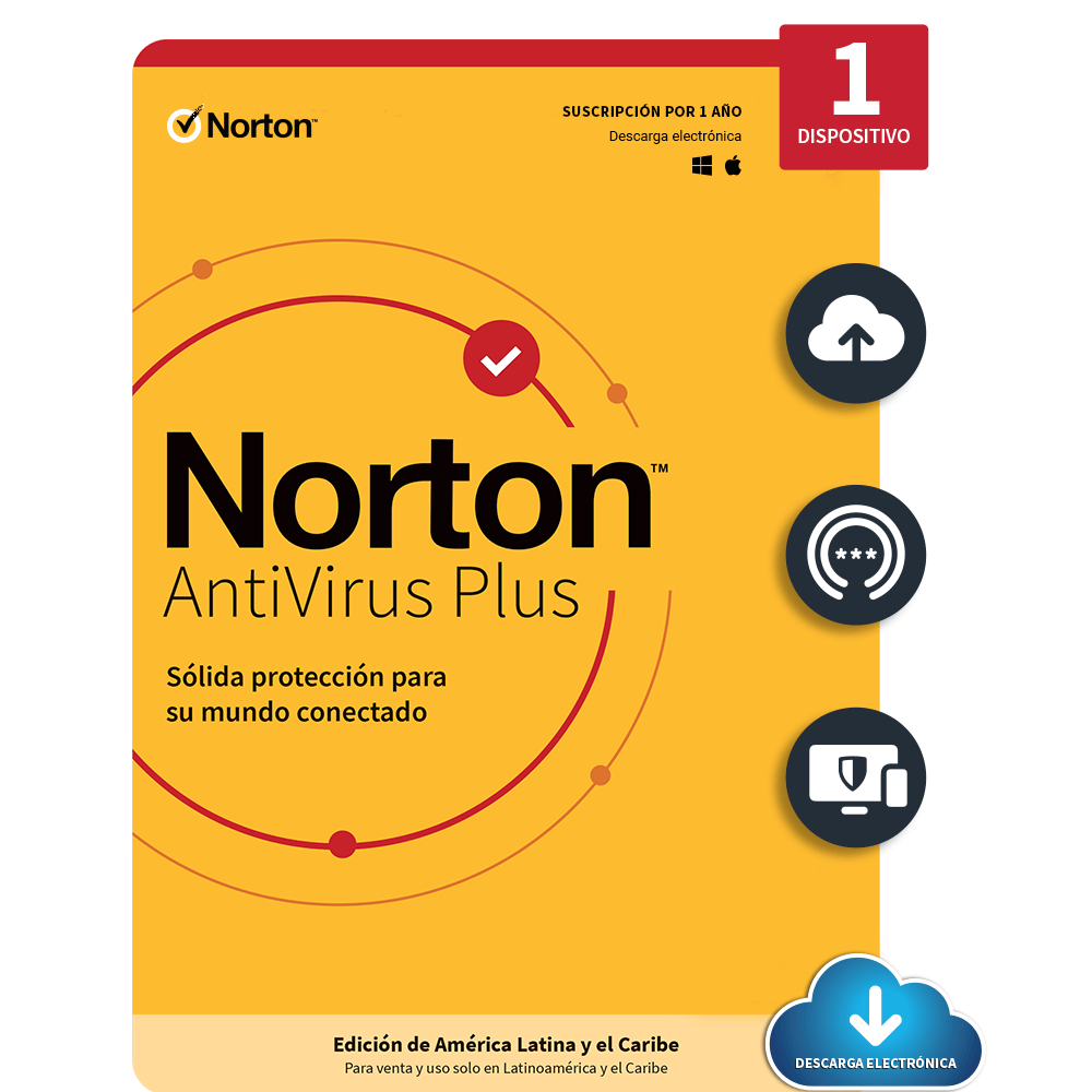Norton Antivirus Plus 1 Dispositivo - NOORHS Latinoamérica, S.A. de C.V.