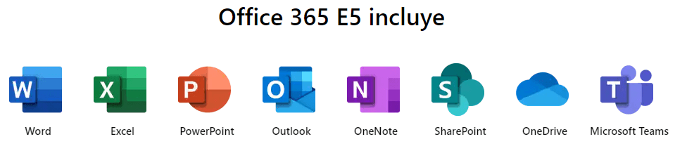 Office 365 E5 (NCE COM ANN) Suscripción Anual. - NOORHS Latinoamérica, S.A. de C.V.