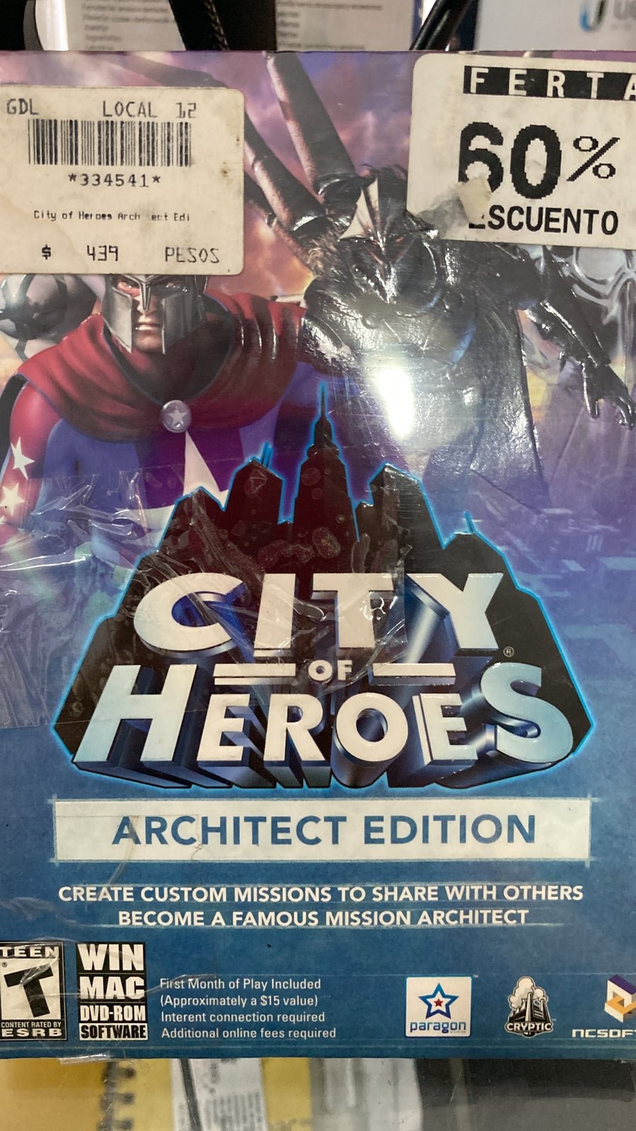 PC CITY OF HEROES ARCHITECT EDITION - NOORHS Latinoamérica, S.A. de C.V.
