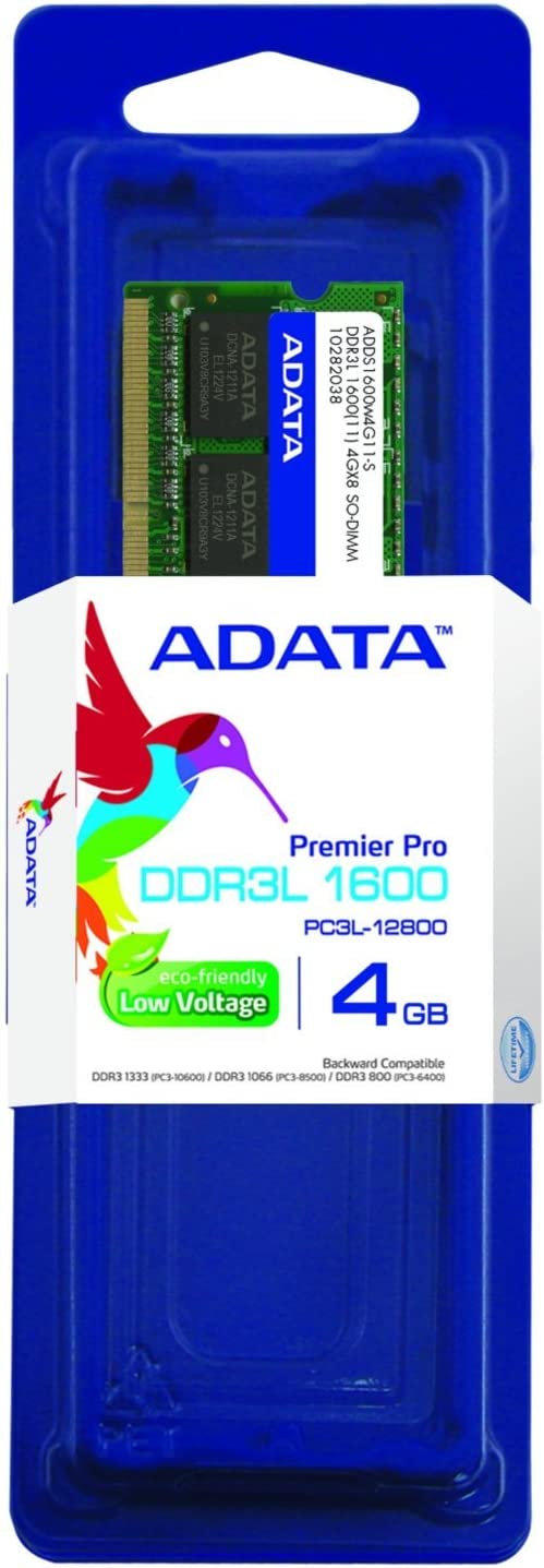RAM ADATA PREMIER SODDR3L LAP 4GB 1600 - NOORHS Latinoamérica, S.A. de C.V.