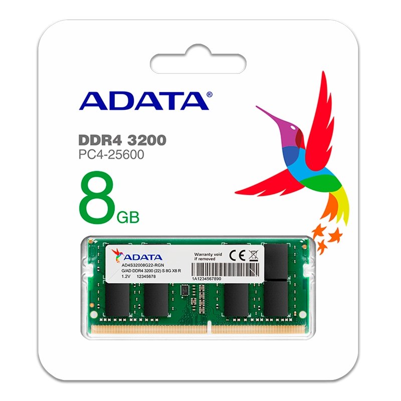 RAM ADATA PREMIER SODDR4 LAP 8GB 2666 1AÑO DE GARANTIA - NOORHS Latinoamérica, S.A. de C.V.