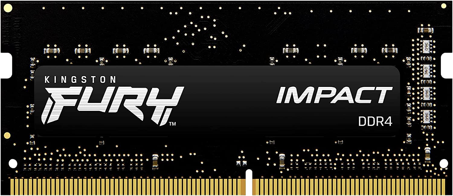 RAM KINGSTON FURY IMPACT SODDR4 LAP 16GB 3200 NEGRO KF432S20IB/16 - NOORHS Latinoamérica, S.A. de C.V.