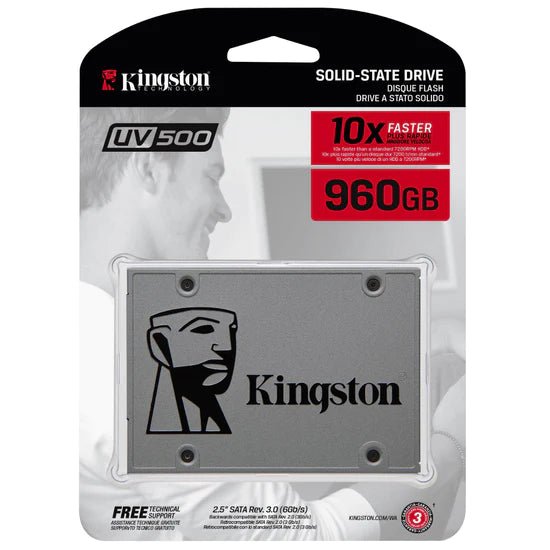 SSD KINGSTON SA400S37 960GB SATA SA400S37/960G - NOORHS Latinoamérica, S.A. de C.V.