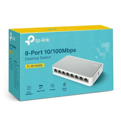 SWITCH TPLINK TL-SF1008D 8PTS 10/100MBPS TL-SF1008D - NOORHS Latinoamérica, S.A. de C.V.