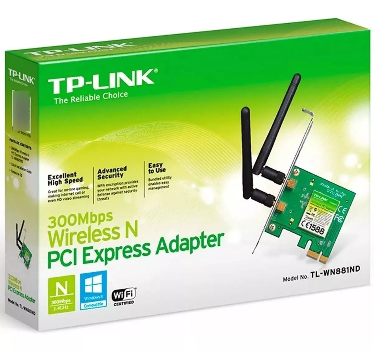 Tarjeta de Red Wifi PCI Express TL-WN881ND - NOORHS Latinoamérica, S.A. de C.V.
